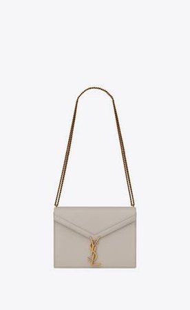 Cassandra Medium bag with monogram slider in smooth leather | Saint Laurent United Kingdom | YSL.com