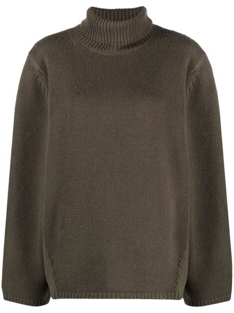 Shop Totême chunky-knit roll neck jumper with Express Delivery - FARFETCH