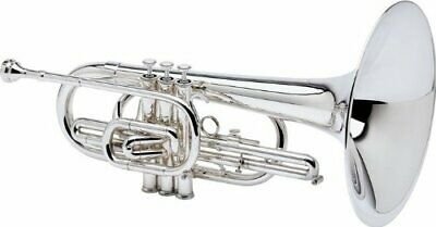 MARCHING MELLOPHONE CHROME PLATED FINISH WITH HARD CASE+MOUTHPIECE | eBay