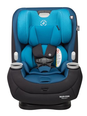blue car seat