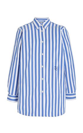 YAITTE Buoy Striped Poplin Shirt By Yaitte | Moda Operandi