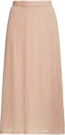 Temperley London Billie Sequined Georgette Skirt