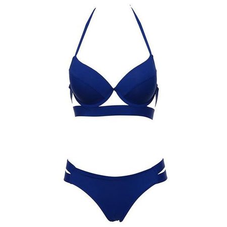 Blue Swimsuit Set