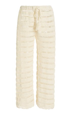 Samdura Cotton Knit Pants By Akoia Swim | Moda Operandi