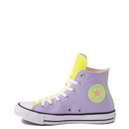 Converse Chuck Taylor All Star Hi Sneaker - Neon Color-Block | Journeys