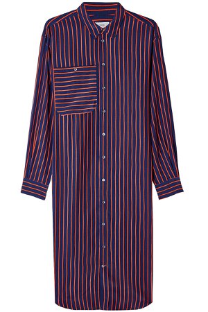 Abiola Striped Shirt Dress with Silk Gr. S