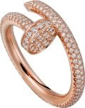 CRN4765700 - Panthère de Cartier ring - Pink gold, onyx, emeralds, diamonds - Cartier