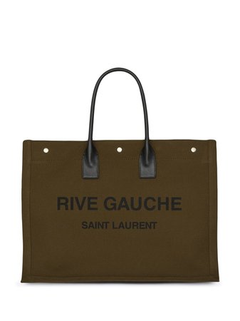Saint Laurent logo-print tote bag - FARFETCH