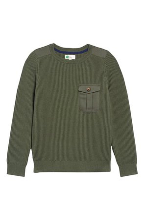Mini Boden Utility Pocket Sweater (Toddler, Little Boy & Big Boy) | Nordstrom