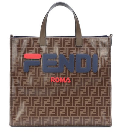FENDI MANIA logo shopper