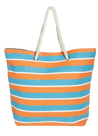 Turquoise & Orange Beach Bag | Clearance365