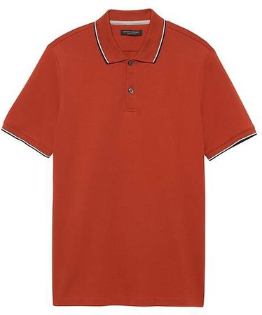 Luxury-Touch Tipped Polo