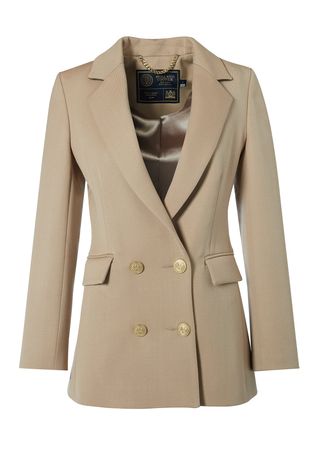 Double Breasted Blazer (Camel Twill) – Holland Cooper ®