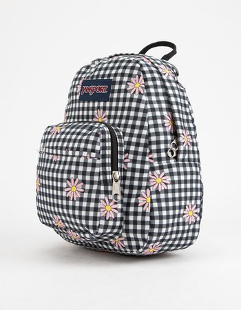 JANSPORT Half Pint Gingham Daisy Mini Backpack - BLKCO - JS00TDH6545 | Tillys
