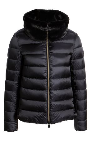 Save The Duck Mei Mixed Media Puffer Jacket | Nordstrom