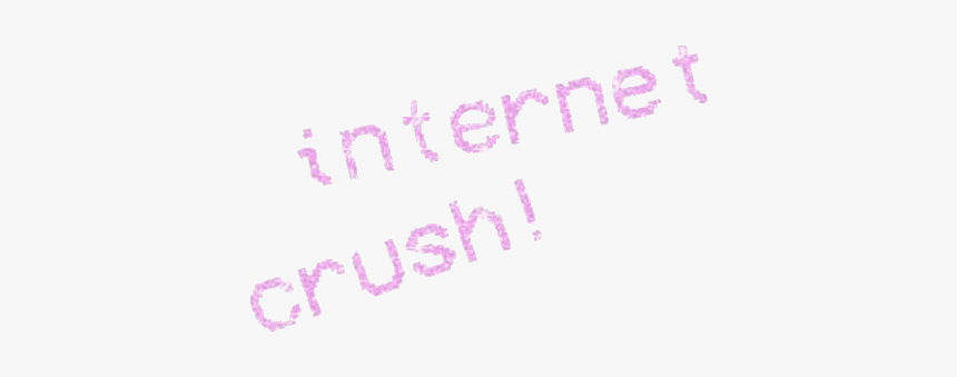 pink internet crush glitter png