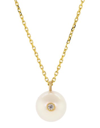 Diamond Oasis Pearl Necklace | Marissa Collections