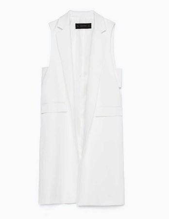 white waist vest