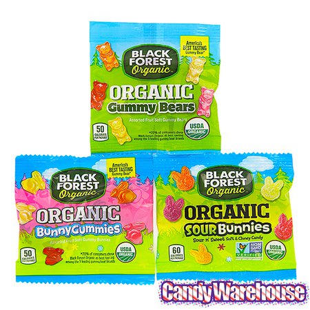 Black Forest Organic Gummy Candy Snack Packs Easter Mix: 28-Piece Bag | CandyWarehouse.com
