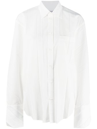 Balenciaga Camisa Plissee - Farfetch