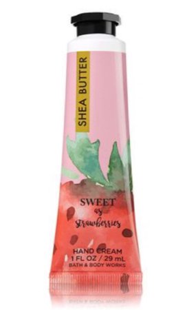 bath and body work sweet of strawberries hand lotion