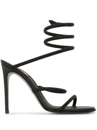 Shop René Caovilla Cleo high-heel sandals with Express Delivery - FARFETCH