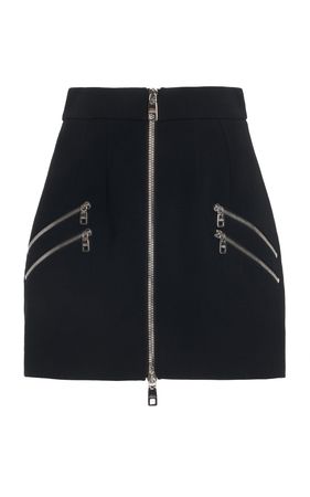 Zip-Detailed Mini Skirt By Dolce & Gabbana | Moda Operandi