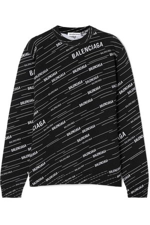 Balenciaga | Intarsia wool-blend sweater | NET-A-PORTER.COM