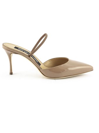 Sergio Rossi Pumps In Nude Patent Leather