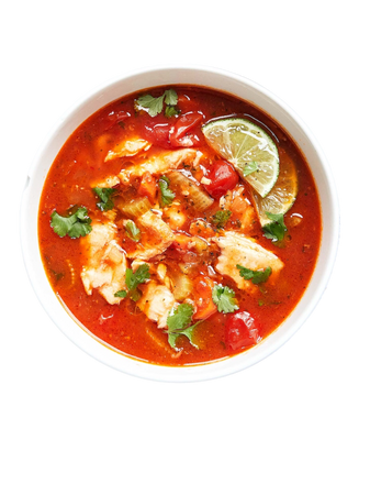 Thai seafood soup food