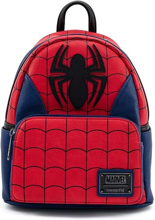 Amazon.com: Loungefly Marvel Spider Man Classic Cosplay Womens Double Strap Shoulder Bag Purse : Clothing, Shoes & Jewelry