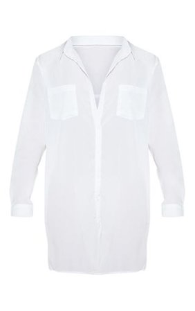 White Shirt Dress - Dresses - PrettylittleThing | PrettyLittleThing