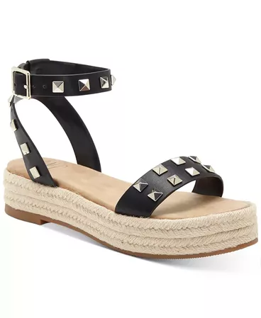 INC International Concepts INC Women's Valetta Woven Flatform Espadrilles, Created for Macy's & Reviews - Wedges - Shoes - Macy's