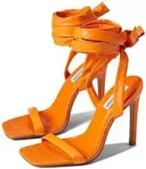 orange sandal heel - Google Search