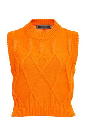 Versace Cable Knit Top