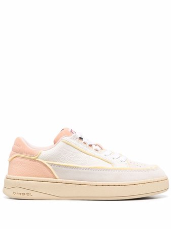 Shop Diesel colour-block low-top sneakers with Express Delivery - FARFETCH