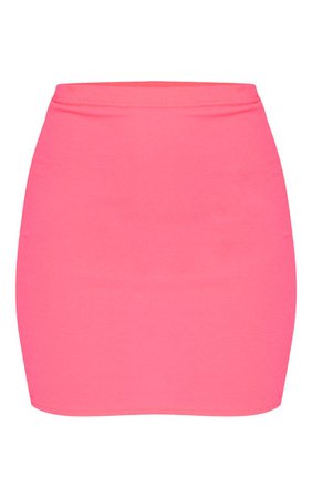 Neon Pink Mini Skirt | Skirts | PrettyLittleThing