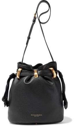 Virginia Pebbled-leather Bucket Bag