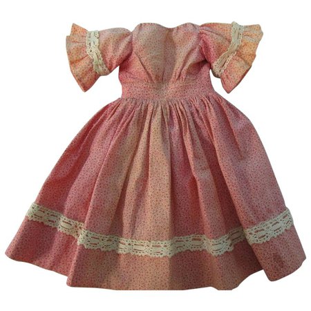 Early Enfantine Style French Fashion Doll Dress : The Vintage Sewing Box | Ruby Lane