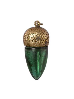 victorian acorn pendant