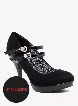 Riverdale Veronica Pearl Buckle Mary Jane Heels Hot Topic Exclusive