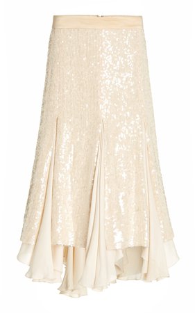 Aya Sequin Midi Skirt By Khaite | Moda Operandi