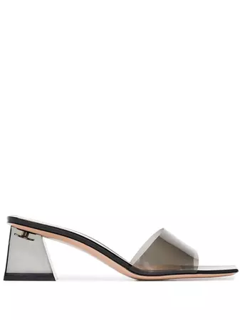 Shop Gianvito Rossi 55mm PVC sandals with Express Delivery - FARFETCH