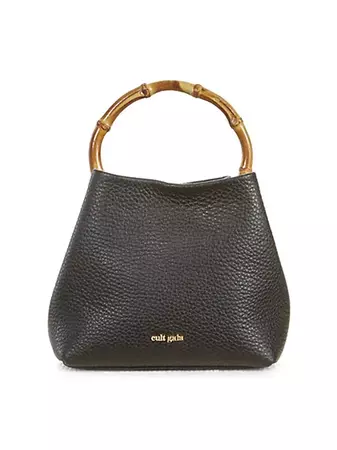 Shop Cult Gaia Mini Solene Leather Top Handle Bag | Saks Fifth Avenue