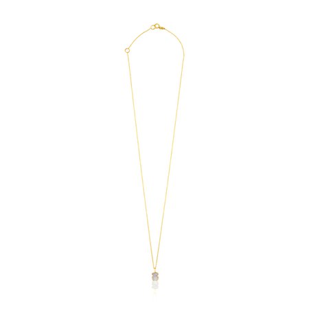 Gold and Mother-of-pearl XXS bear Necklace - TOUS