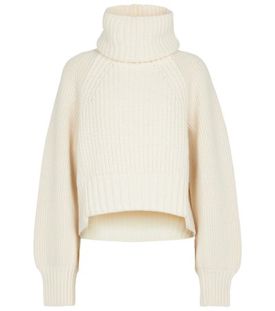 sacai - Ribbed-knit wool sweater | Mytheresa