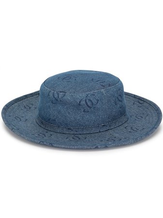 Chanel Pre-Owned Hatt Med Logotyp - Farfetch