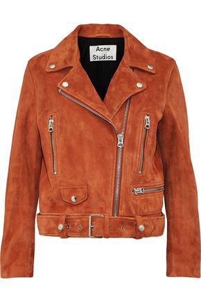 Suede biker jacket | ACNE STUDIOS | Sale up to 70% off | THE OUTNET