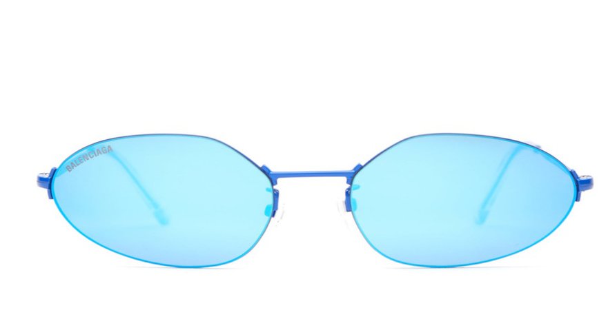 Blue Balenciaga Glasses