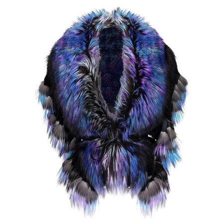 fur. shawl
